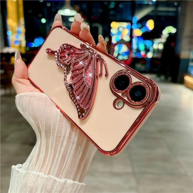 Elegant Butterfly 3D Phone Case For Samsung, iPhone, Xiaomi, Honor, Oppo, Google