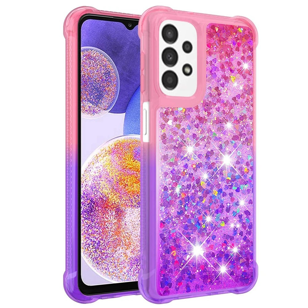 3D Glitter Liquid Quicksand Bling Phone Case For Samsung, iPhone, Xiaomi, Honor, Oppo, Google