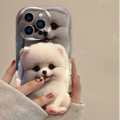 Adorable Animal Phone Case for Samsung, iPhone, Xiaomi.