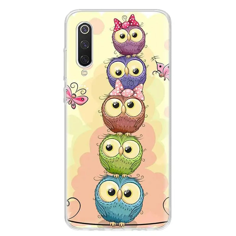 Adorable Owl Design Phone Case For Samsung, iPhone, Xiaomi, Honor, Oppo, Google