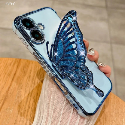 Elegant Butterfly 3D Phone Case For Samsung, iPhone, Xiaomi, Honor, Oppo, Google