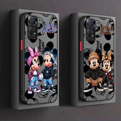 Mickey & Minnie Street Style Phone Case For Samsung, iPhone, Xiaomi, Honor, Oppo, Google