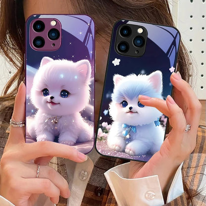 Cute Little Dog  Phone Case for Samsung, iPhone, Xiaomi.