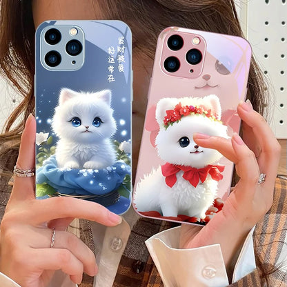 Cute Little Dog  Phone Case for Samsung, iPhone, Xiaomi.