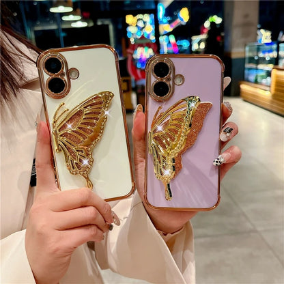 Elegant Butterfly 3D Phone Case For Samsung, iPhone, Xiaomi, Honor, Oppo, Google