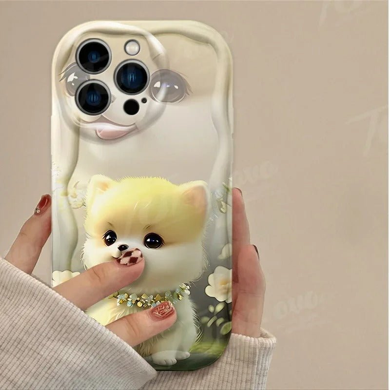 Adorable Animal Phone Case for Samsung, iPhone, Xiaomi.