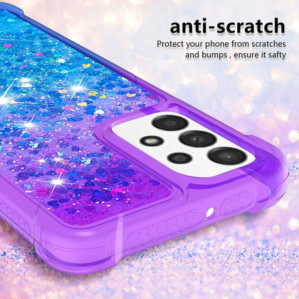 3D Glitter Liquid Quicksand Bling Phone Case For Samsung, iPhone, Xiaomi, Honor, Oppo, Google