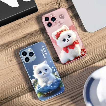 Cute Little Dog  Phone Case for Samsung, iPhone, Xiaomi.