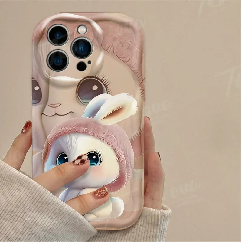 Adorable Animal Phone Case for Samsung, iPhone, Xiaomi.