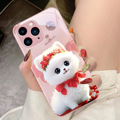 Cute Little Dog  Phone Case for Samsung, iPhone, Xiaomi.