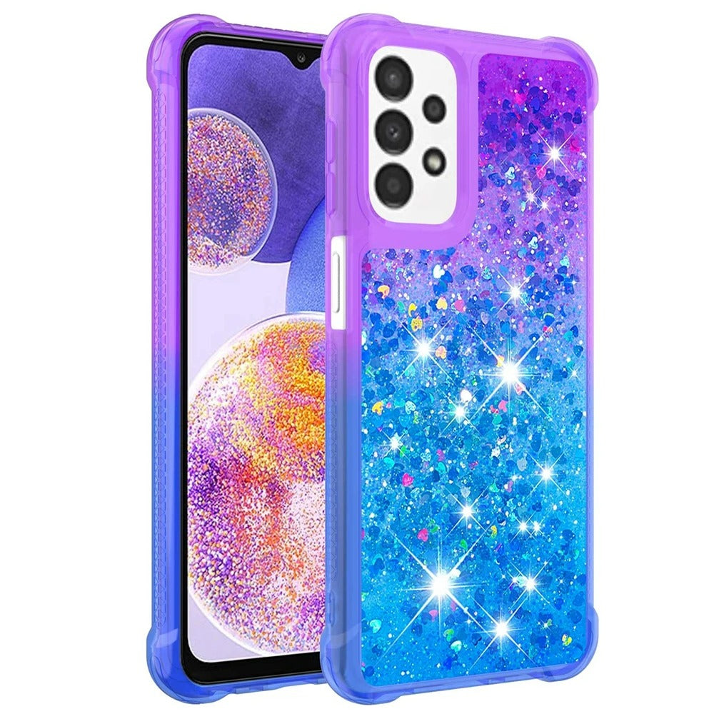 3D Glitter Liquid Quicksand Bling Phone Case For Samsung, iPhone, Xiaomi, Honor, Oppo, Google