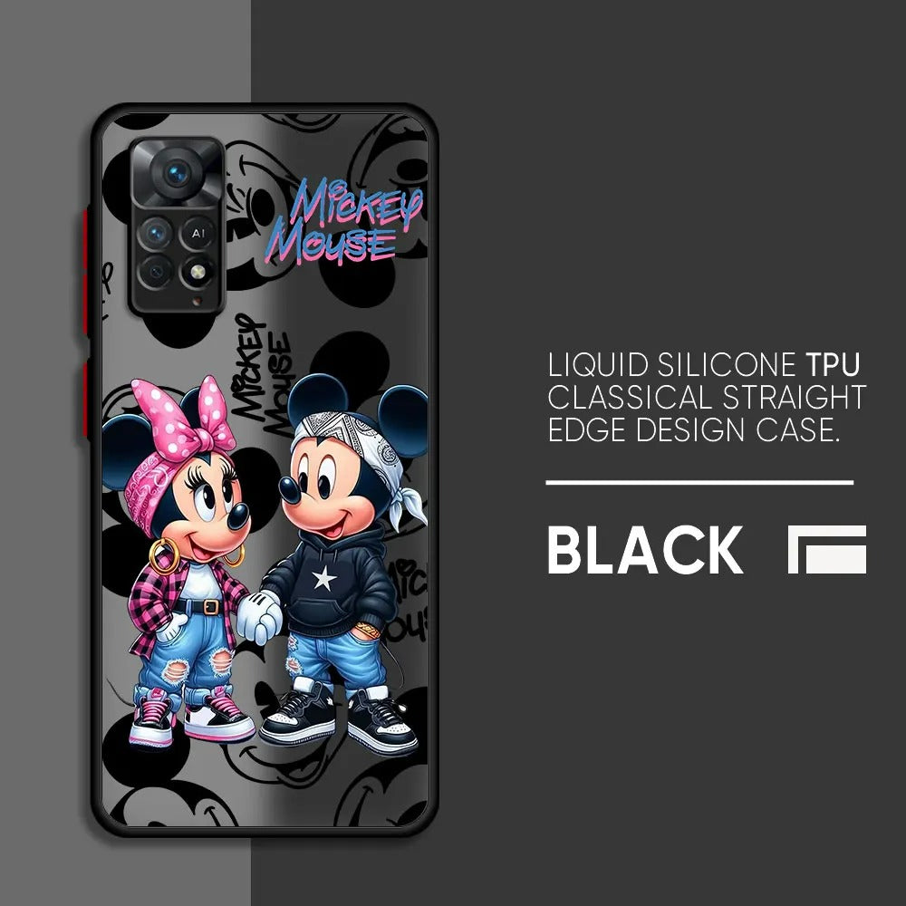 Mickey & Minnie Street Style Phone Case For Samsung, iPhone, Xiaomi, Honor, Oppo, Google