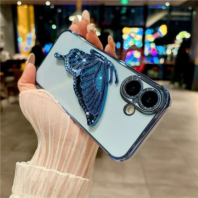 Elegant Butterfly 3D Phone Case For Samsung, iPhone, Xiaomi, Honor, Oppo, Google