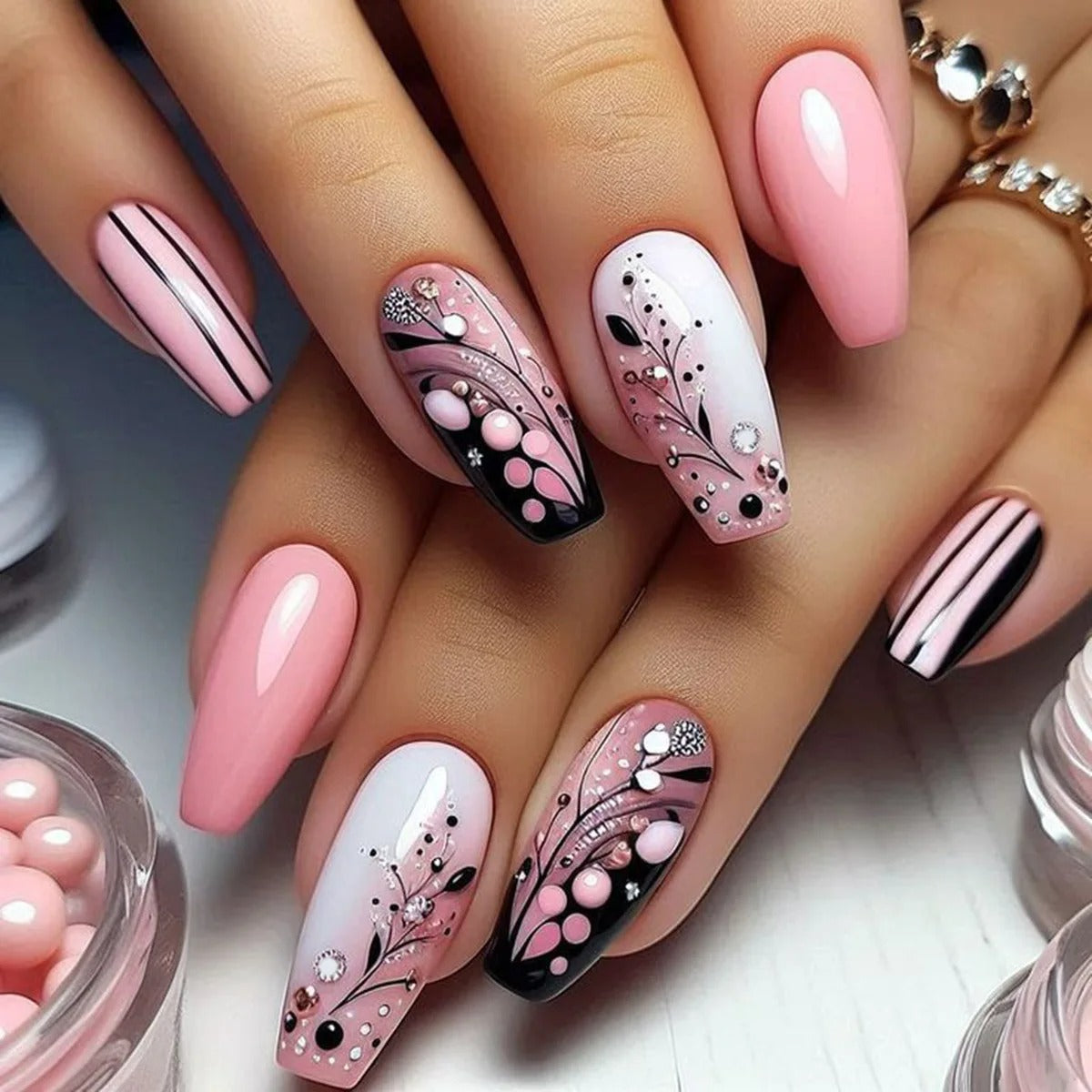 💖 Elegant Blush Press-On Nails – Where Chic Meets Sophistication! 🎀