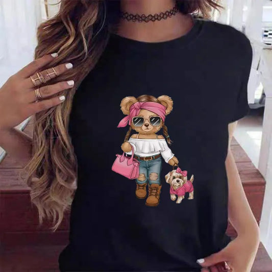 🧸 Chic Teddy Bear Tee – The Cutest Wardrobe Must-Have! ✨