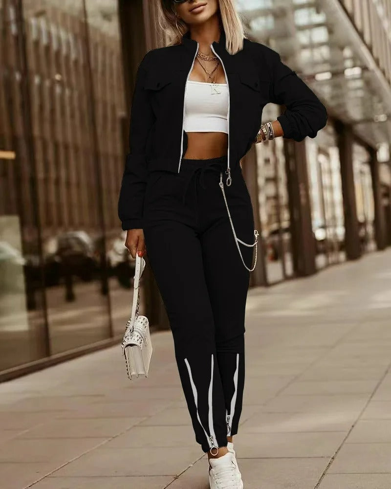 ✨ Chic Two-Piece Tracksuit