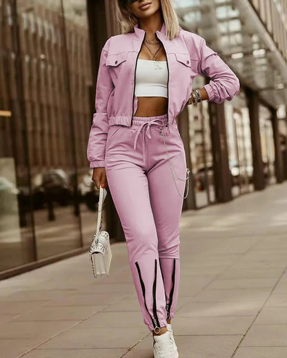 ✨ Chic Two-Piece Tracksuit