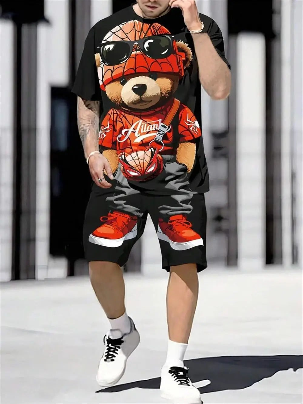 🛹 Hype Bear Men's Set – Urban Energy Unleashed! 🐻🔥